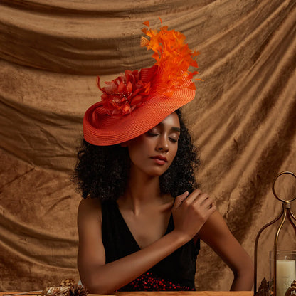 Chapeau de Mariage Fleur Femme - L'Élégance
