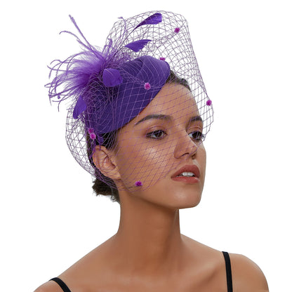 Chapeau de Mariage Fascinator Femme - Princesse du Jour