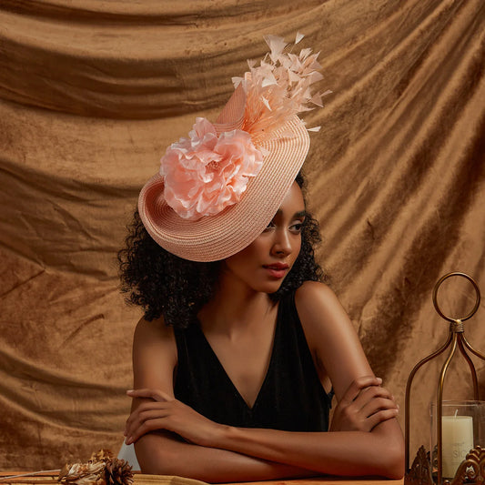 Chapeau de Mariage Fleur Femme - L'Élégance