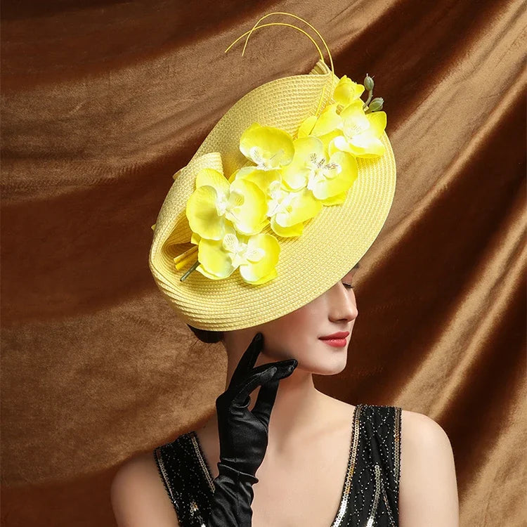 Chapeau de Mariage Fleur Femme - Un Jour Parfait