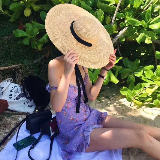 Chapeau de Paille Large Femme - Serena