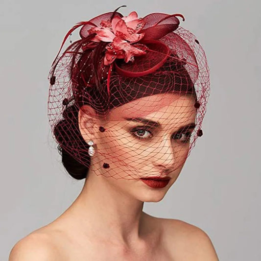 Chapeau de Mariage Femme - Romance Florale